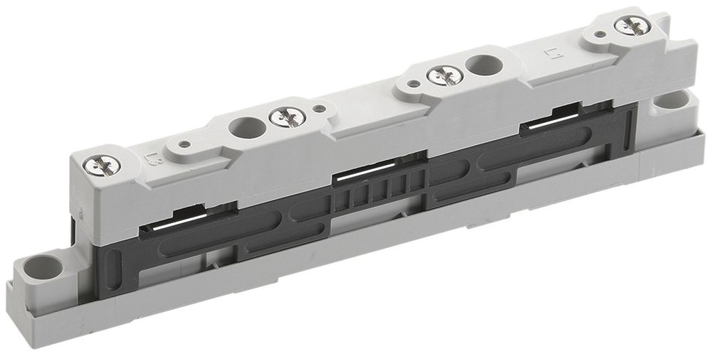 Support de rail collecteur universel 3L épaisseur 5/10mm fixation extérieure