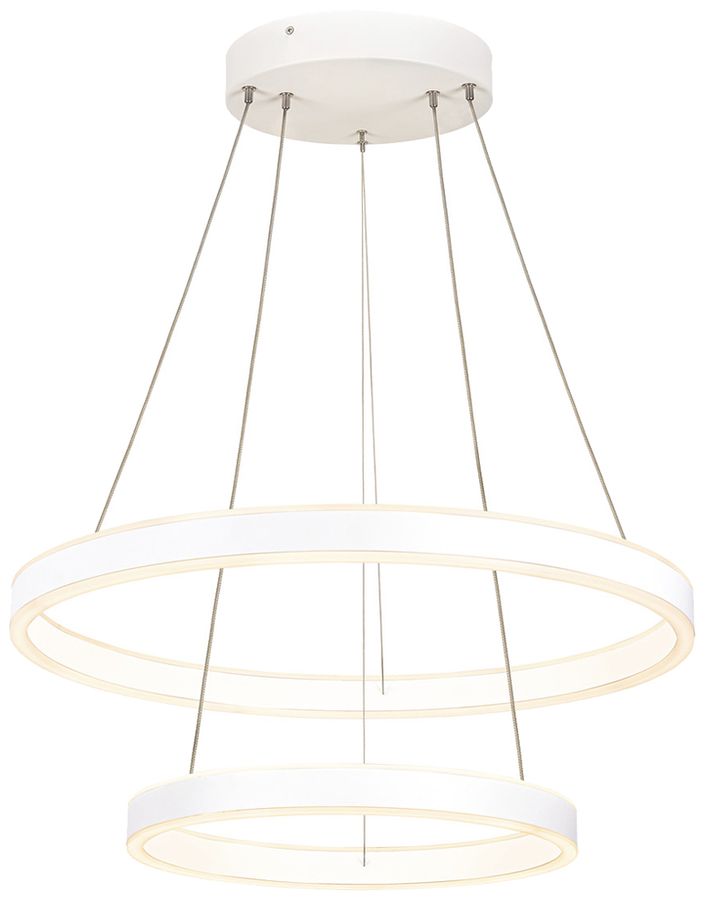 LED-Pendelleuchte SLV ONE DOUBLE UP/DOWN PHASE 35W 1230lm 2700/3000K weiss