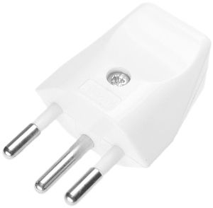 Fiche mobile ELBRO T12 blanc 10A 250V