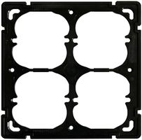 Befestigungsplatte Somfy Smoove, 2×2, passend zu EDIZIO