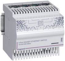 Switch Legrand Gigabit 4 Modul 5×RJ45 VDI-Datacom
