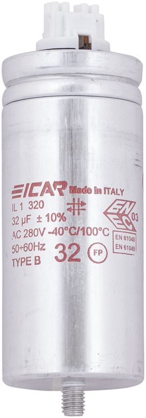 Kondensator ICAR IL 1/500 50X103MM 50µF 250V f.Leuchte (parallel) Ø45×128mm