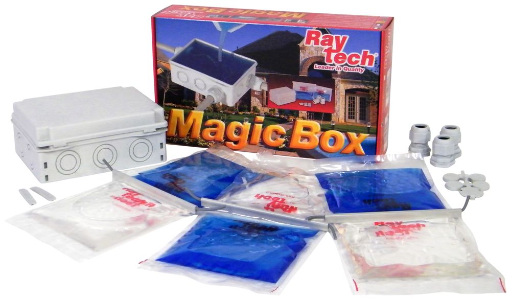 Scatola di derivazione Raytech con gel, 190×140×70mm