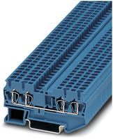 Borne 0.08…4mm² connexion à ressort bleu