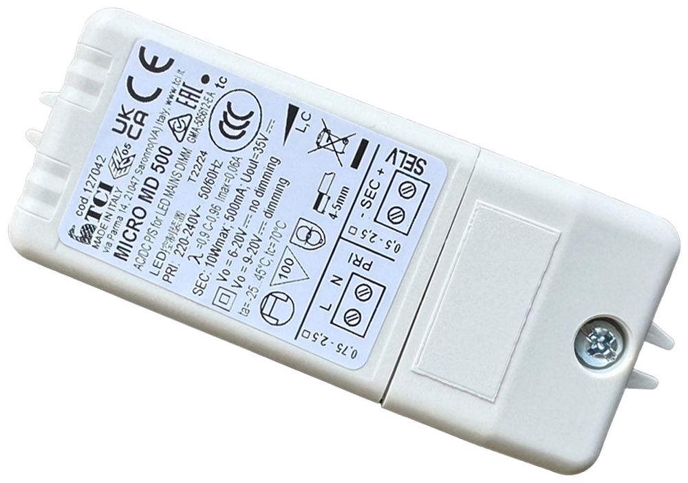 Alimentation LED Elektrogros MICRO MD 4.5…10W 6…20V 500mA VAR