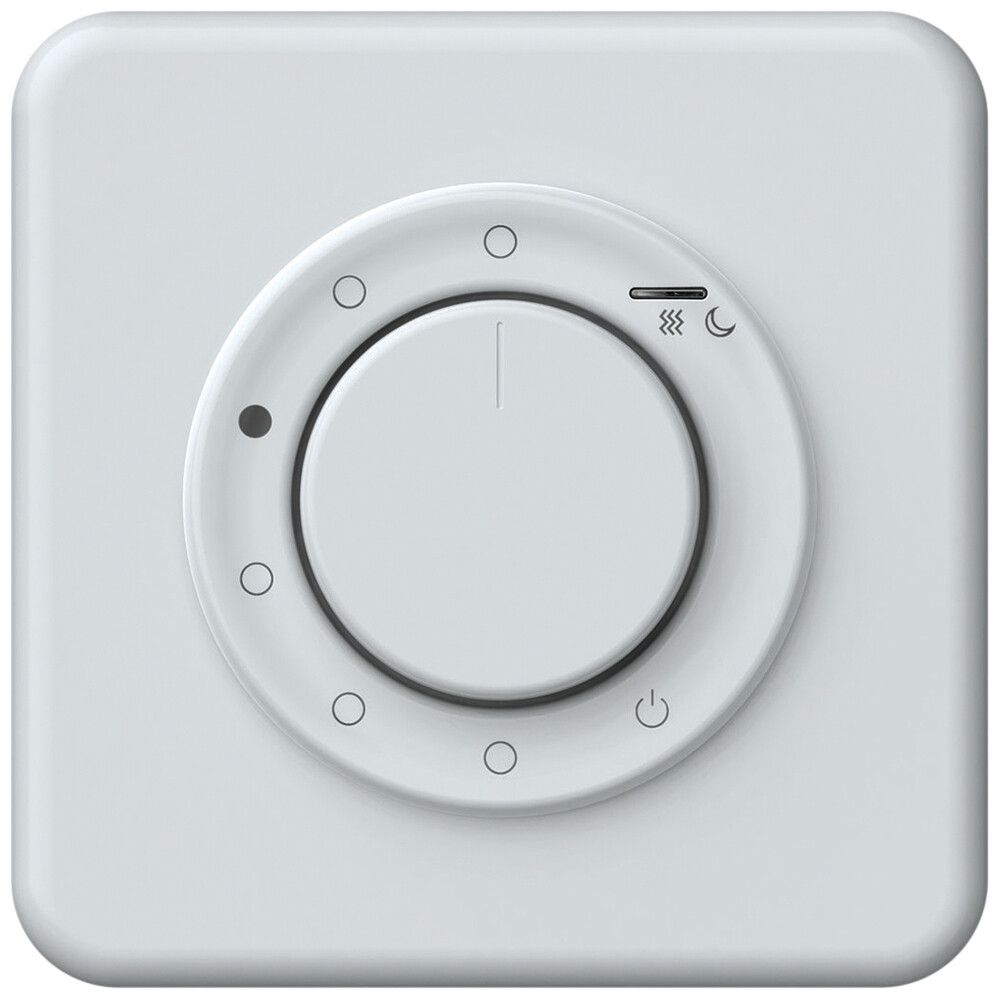 UP-Raumthermostat origin An/Aus 230VAC 4A 92×92mm weiss