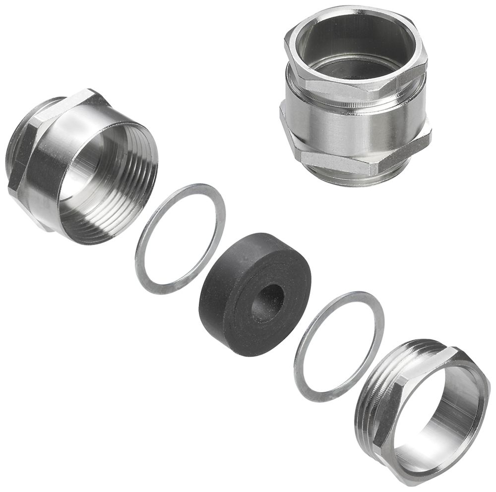 Kabelverschraubung WM VG PG16-MS54 ZR 7.5-15 PG16 7.5…15mm Messing IP54 Silber