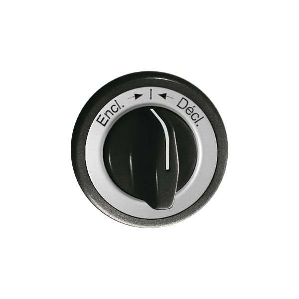 Frontset Encl.-I-Décl.sz, für Schwenktaster FH