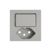 Kit de montage EDIZIO.liv SNAPFIX® p.combi.T13 a.1 bouton a.lentille lat.grc