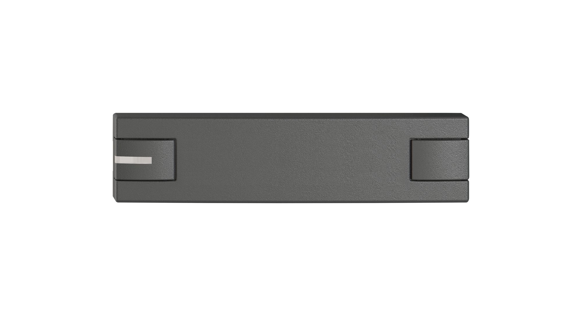 Poussoir 1/4 EDIZIO.liv SNAPFIX® p.KNX&UNI a.LED comm.à 2 touches grf