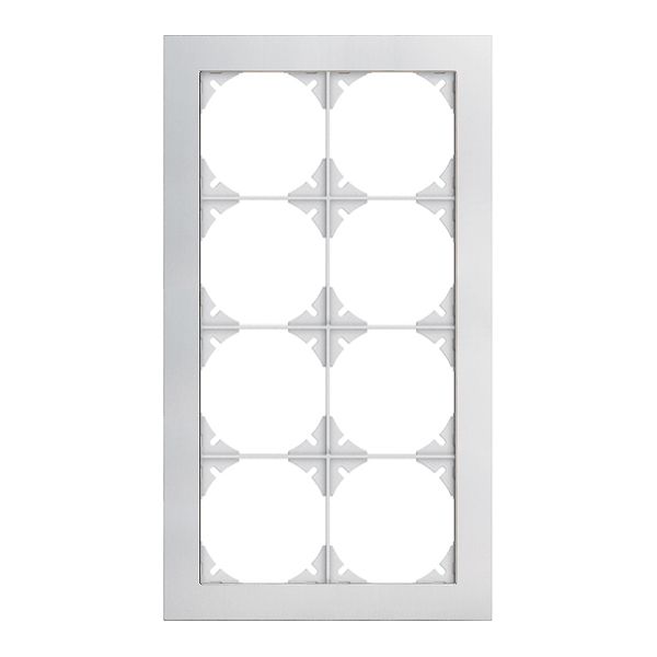 Abdeckrahmen EDIZIOdue prestige 4×2 aluminium