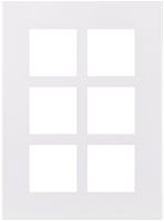 Telaio di copertura ATO 2×3 moduli bianco