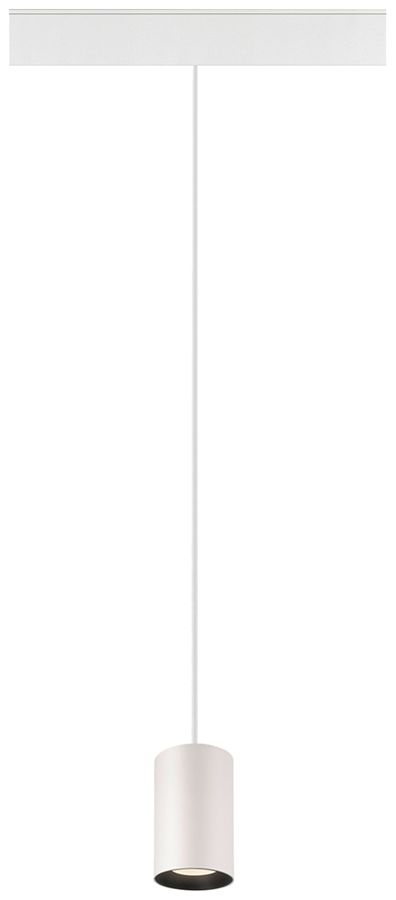 LED-Pendelleuchte SLV NUMINOS XS 48V AD 8.7W 710lm 940 DALI Ø50 weiss/schwarz