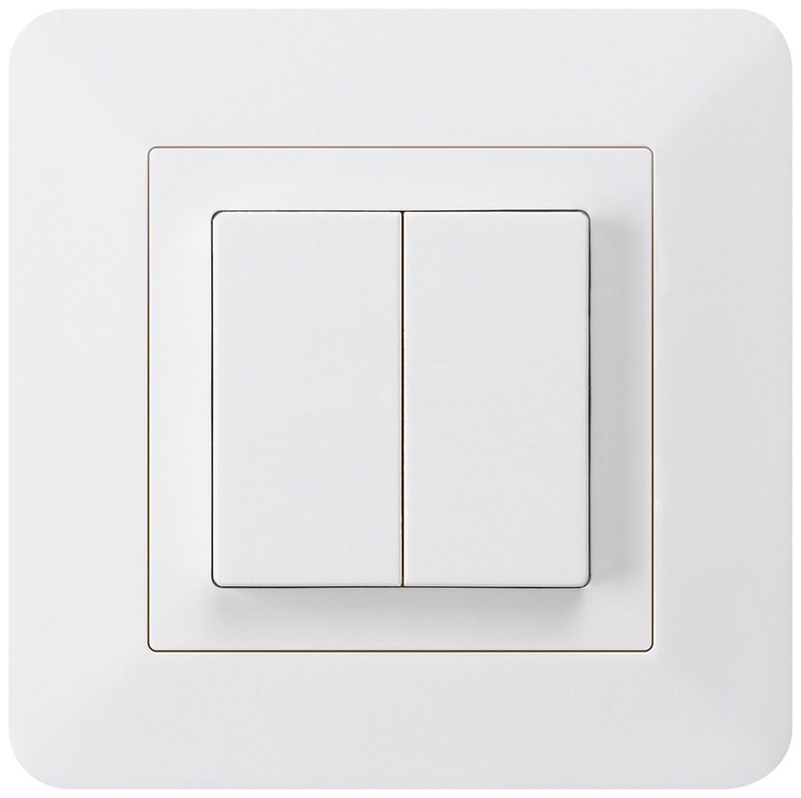 UP-Schalter kallysto.trend 3/1P+AR/1 weiss