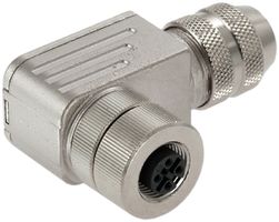 Stecker Weidmüller SAIBW Buchse gewinkelt Schraub M12 0.75mm² 6…8mm 5L Schirmung