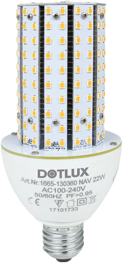 LED-Lampe DOTLUX RETROFITprotect, E27 18W 2700lm 3000K