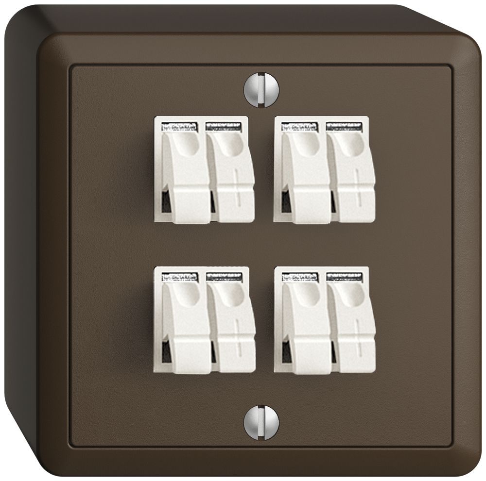 Prise AP audio FX 4×coffee borne à étrier pour 4 haut-parleurs