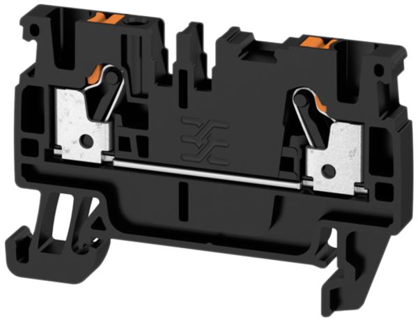 Borne de passage Weidmüller A2C PUSH IN 2.5mm² TS35 noir