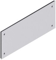 Nassdeckel Quox 265×115mm Aluminium weiss laquiert IP54
