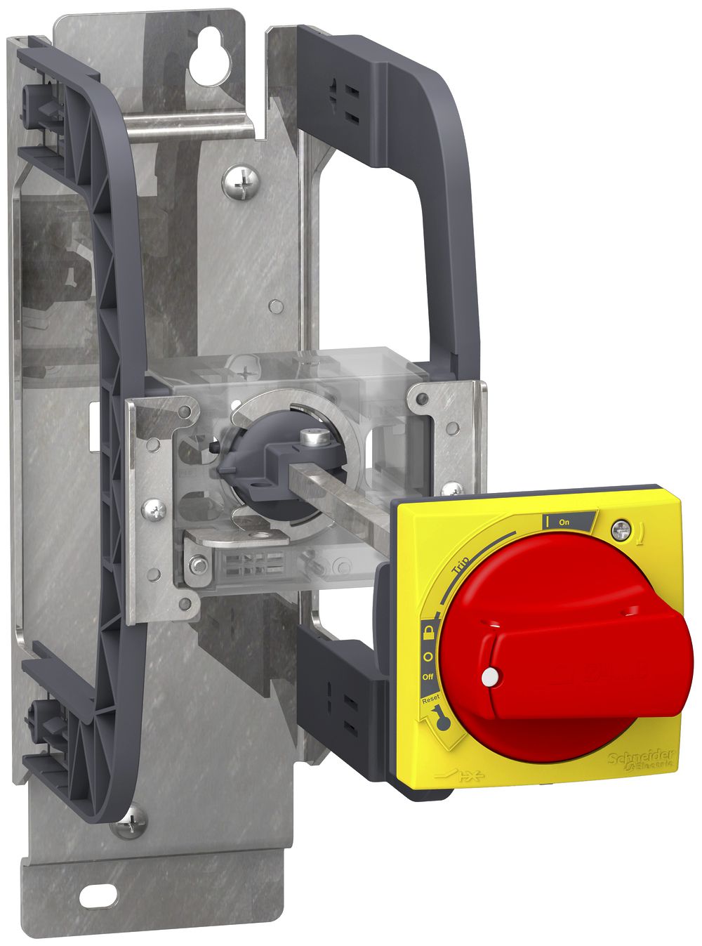 Kit commande rotative Schneider Electric TeSys U IP54, rouge/jaune