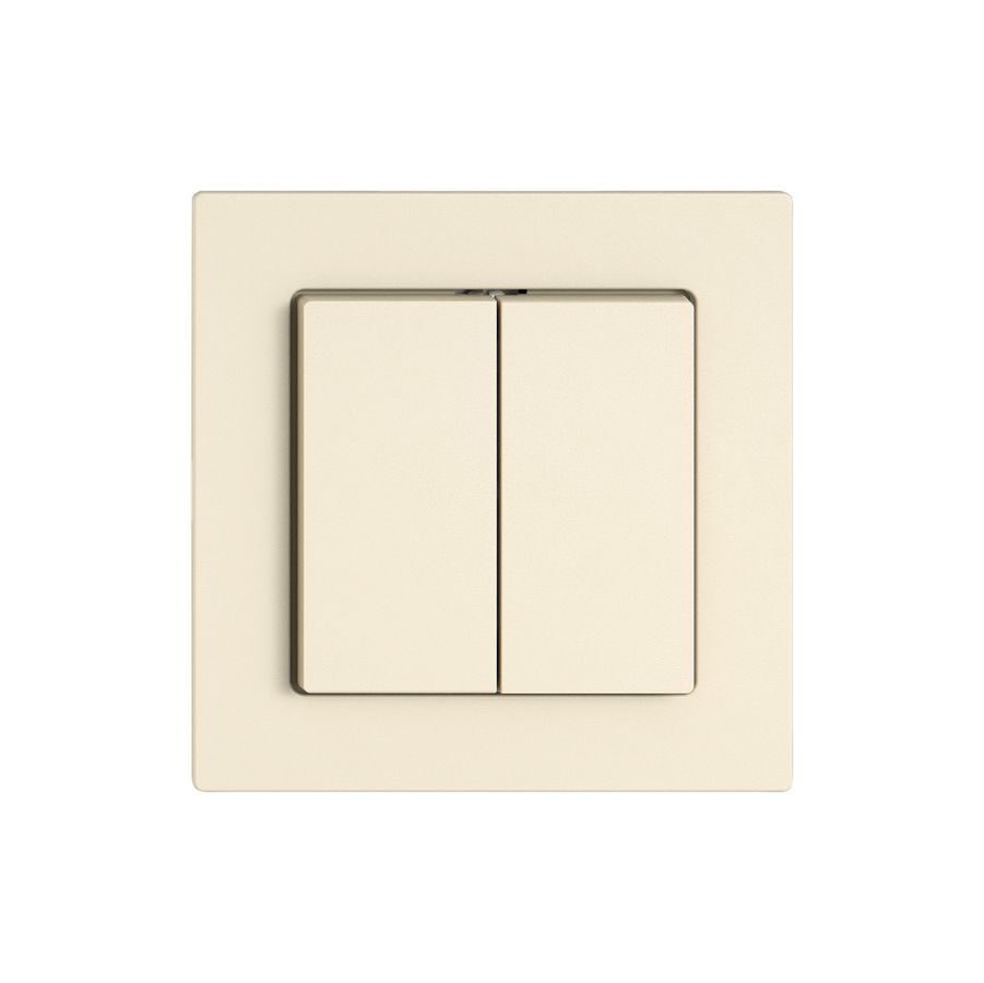 Druckschalter/-taster EDIZIO.liv SNAPFIX® Schliesser-Öffner+Wechsel 3/1L cr