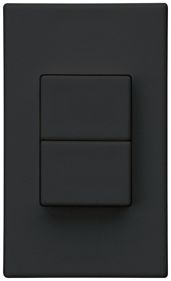 EB-Doppel-Taster Hager FLF 10A/250V 0/1L schwarz