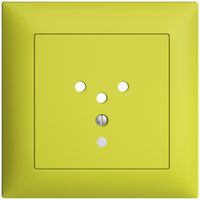 Kit frontale INC EDIZIOdue lemon 88×88mm T12 con lente per presa