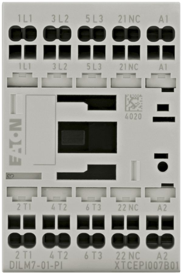 Leistungsschütz Eaton, 3P 3kW, 1Ö, 24VDC, Push-in-Klemmen