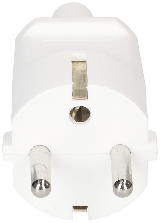 Fiche mobile Schuko MAX HAURI L+N+PE 16A 250V 0.75…1.5mm² blanc