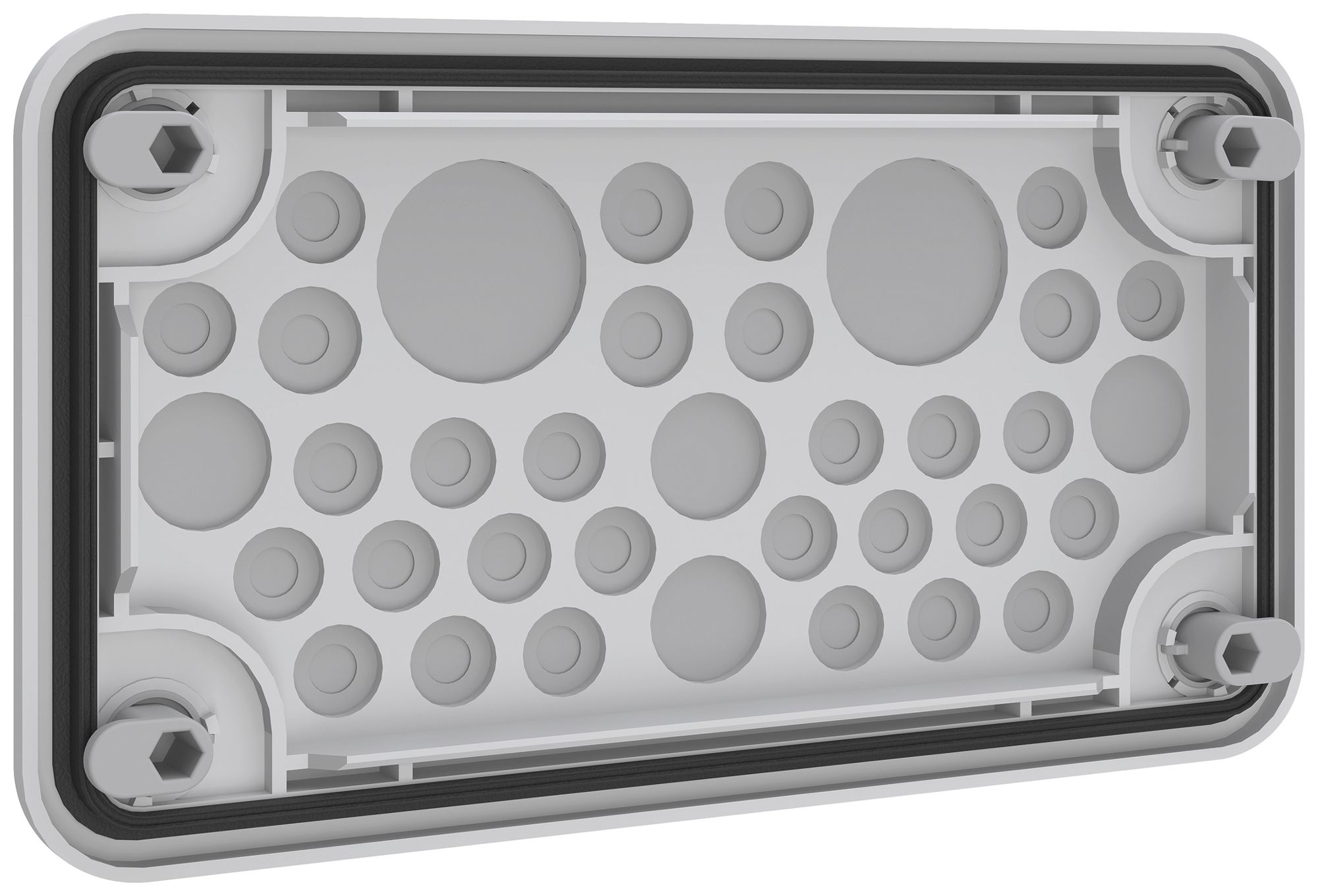 Bride à membrane PrismaSeT XL verrouillable de l'extérieur 36 entrées