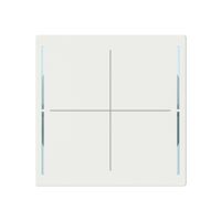 Élément de commande ABB SIDUS touch E KNX avec BCU 1…4-fois blanc
