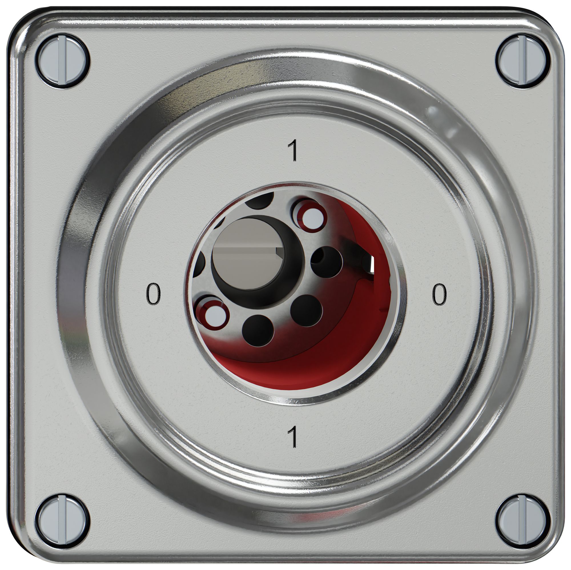 Interruttore a chiave ELEMENT SNAPFIX® 2×1P 16A 400V 0-1-0-1 all