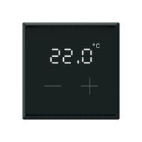 Raumthermostat KNX KAL mit Display LED schwarz