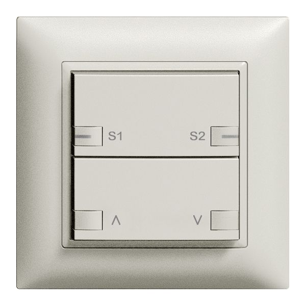 Poussoir ENC ZEP moteur scène 1c/2t stat.centr./sec.EDIZIOdue gris clair