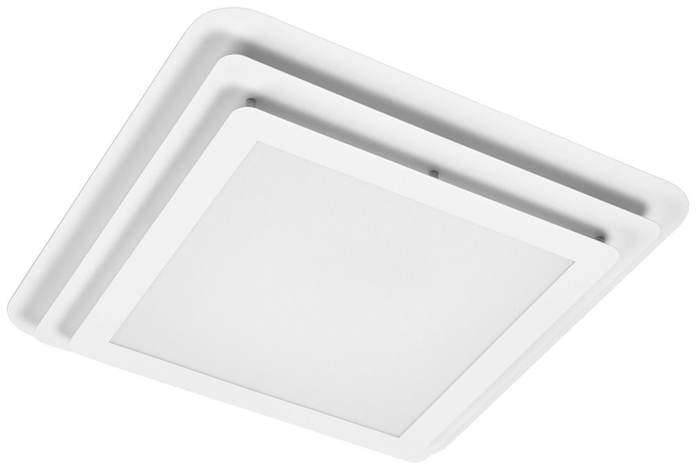 LED-Deckenleuchte LEDVANCE ORBIS SPIRAL Layer 26W 1750lm 3000K 450×450mm weiss