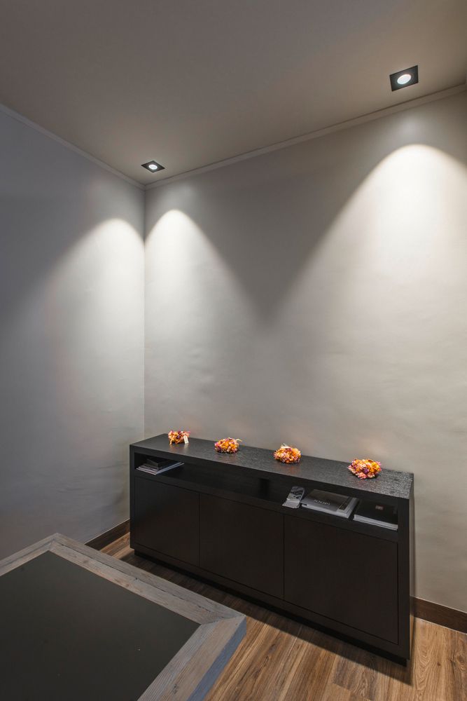 Einbaurahmen SLV NEW TRIA 75 Aluminium 90×90×26mm schwarz