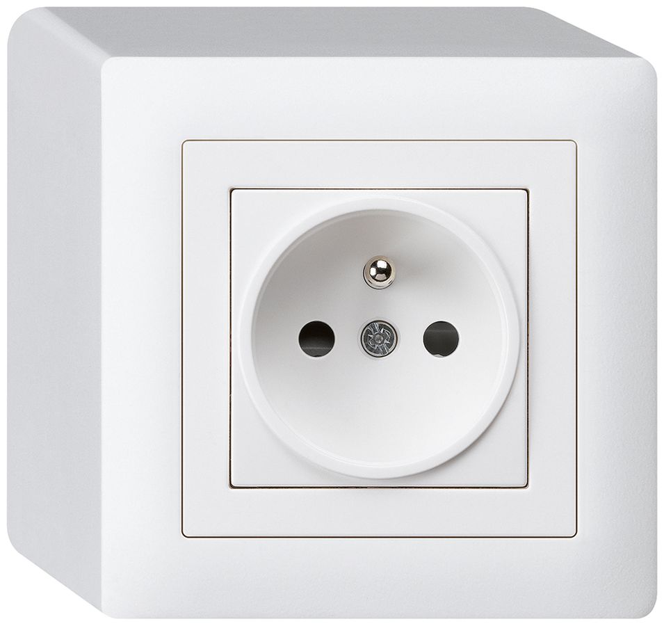 AP-Steckdose kallysto 2P+T weiss