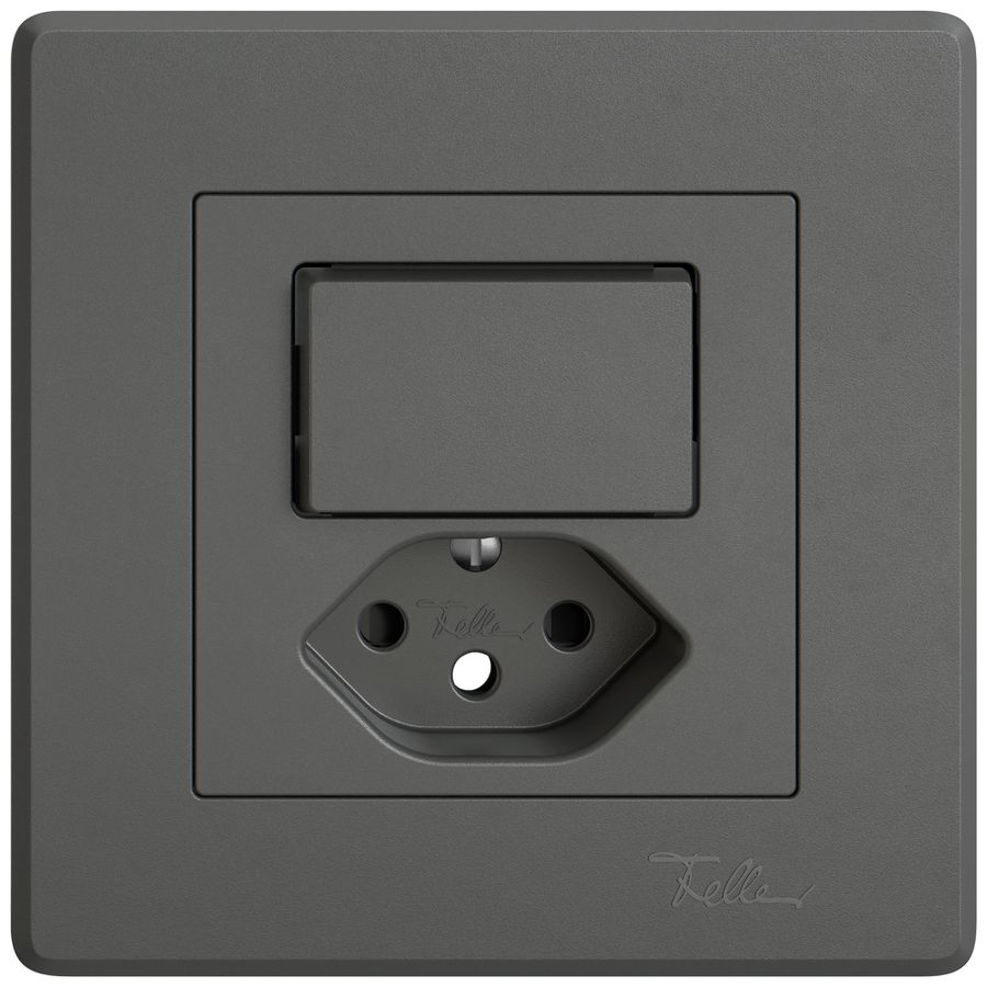 Kit de montage ENC EDIZIO.liv SNAPFIX® p.combi.T13 a.1 bouton n.lum.shutter grf