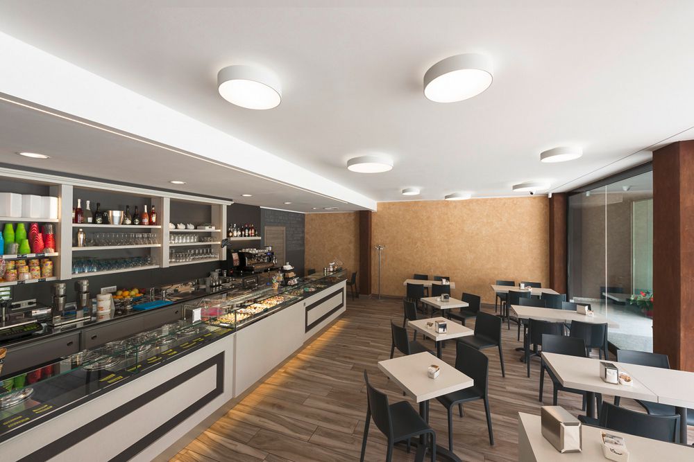 Plafonnier LED SLV MEDO PRO 30 10W 1250lm 930/940 IP50 DALI Ø280mm blanc