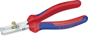 Abisolierzange KNIPEX Ø5mm/10mm² 160mm verchromt mit Mehrkomponenten-Hüllen