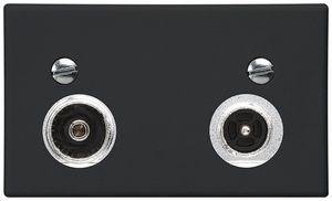 FLF-Antennendose Hager R-TV 14dB 2GHz schwarz