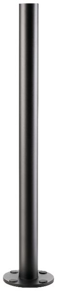 Borne SG Herning cylindrique aluminium Ø60×900mm noir