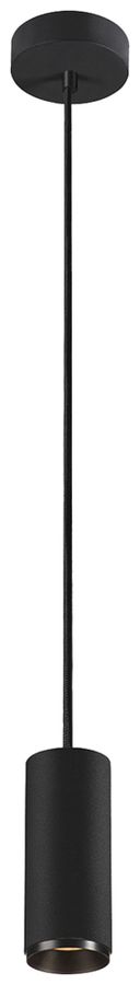 LED-Pendelleuchte SLV NUMINOS S PHASE 11W 980lm 2700K 60° Ø65×162mm schwarz