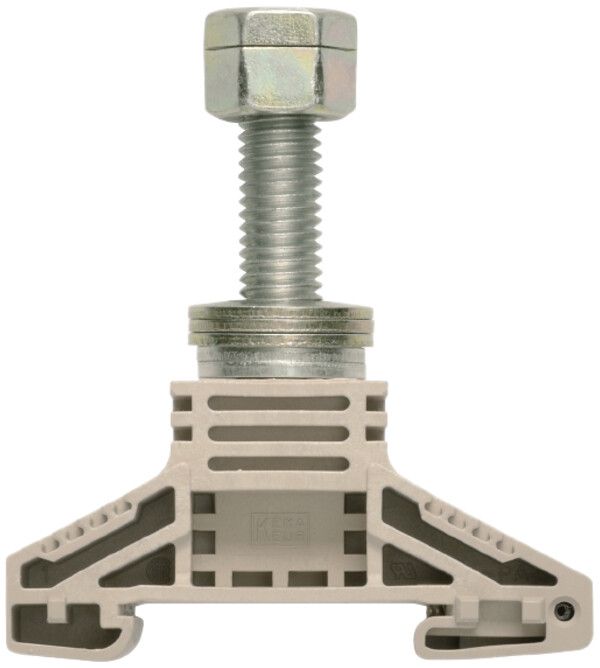 Borne à boulon Weidmüller WF vissé 120mm² 269A 1 connexion M10 TS35 beige
