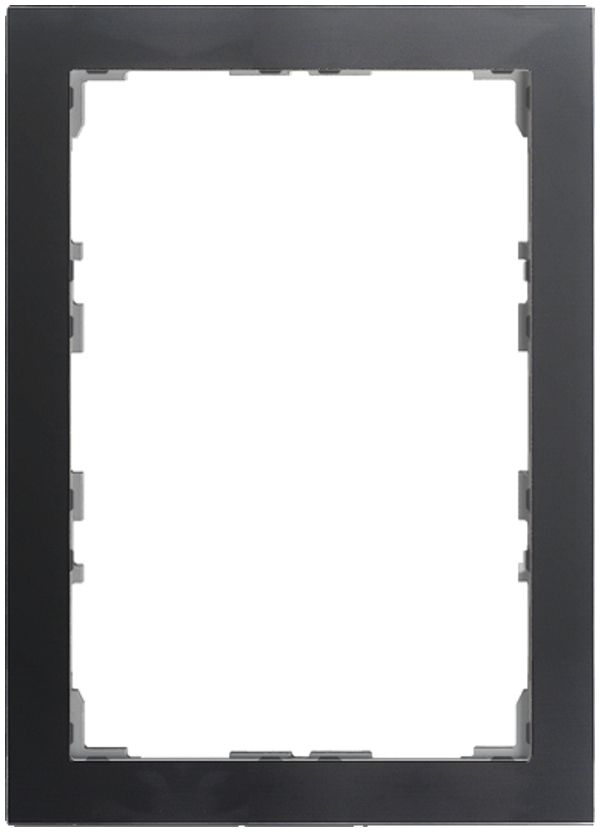Abdeckrahmen EDIZIOdue prestige für KNX-Panel 7" glas schwarz