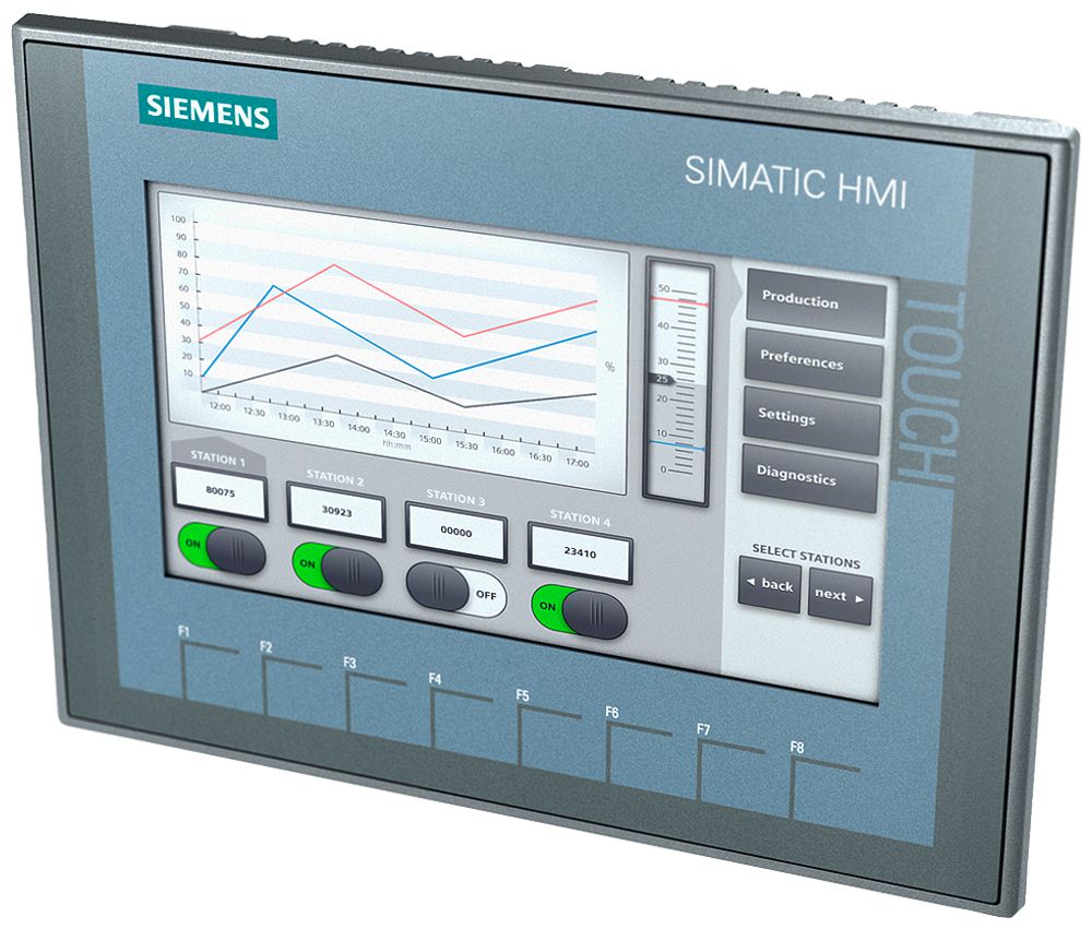Écran tactile 7" Siemens SIMATIC HMI KTP700 BASIC COLOR PN, 65K couleurs