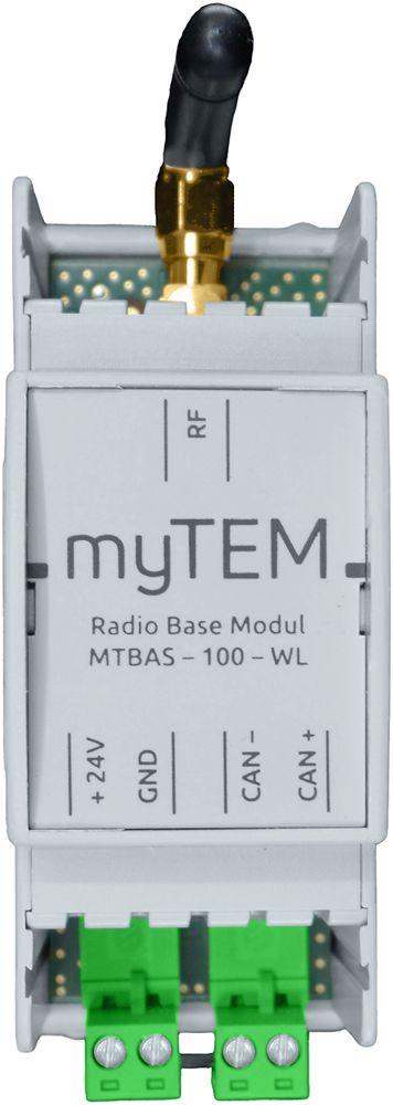 Module d'interface AMD myTEM MTBAS-100-WL 24VDC CAN ↔ Z-Wave (RF)