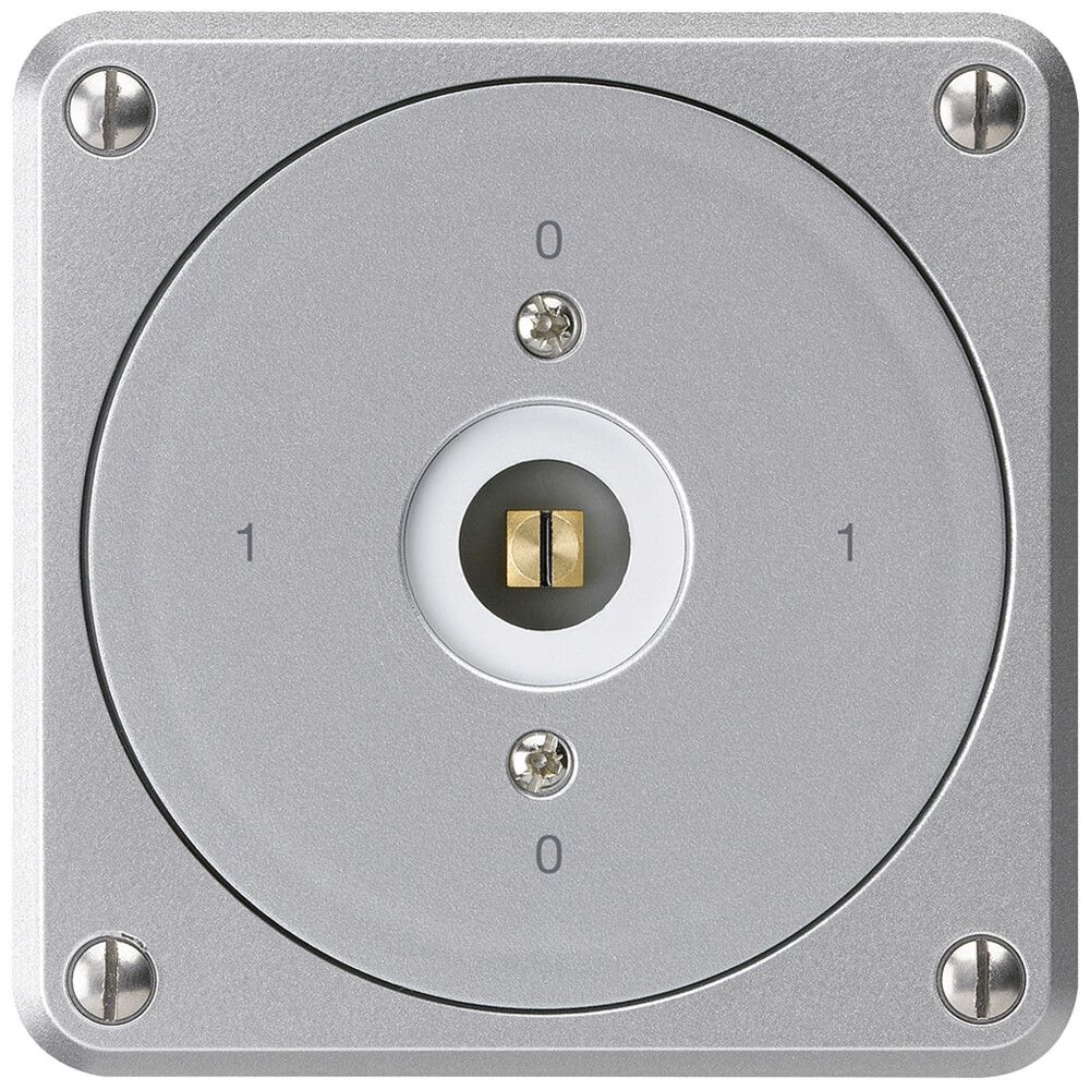 UP-Steckschlüsselschalter robusto ohne Klappdeckel 0/1P aluminium Vierkant