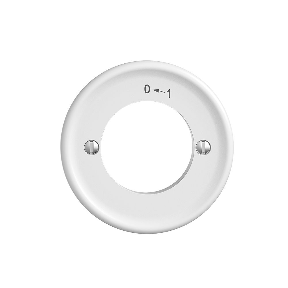 Frontset STANDARDdue 0<-1 weiss für Schwenktaster