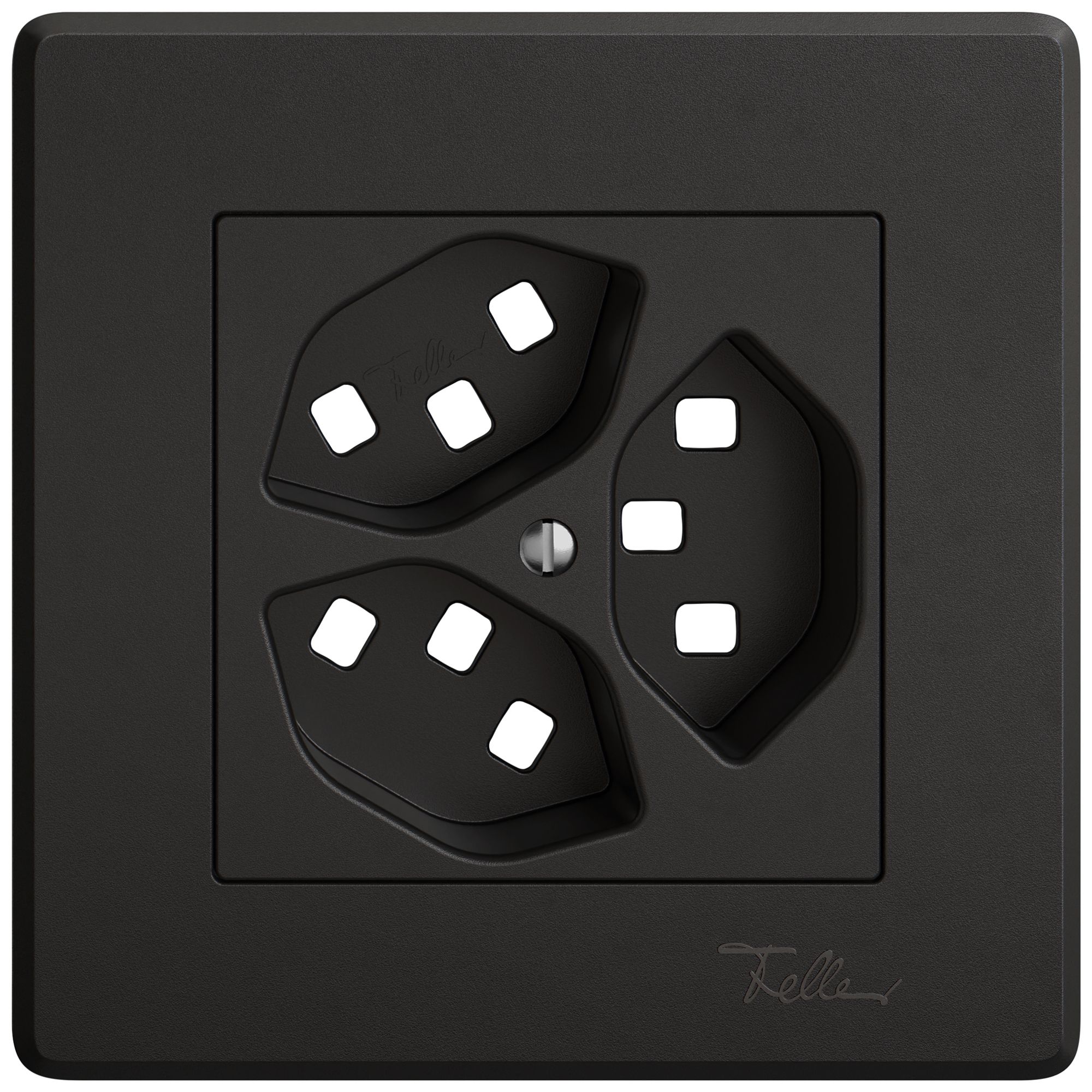 UP-Montageset EDIZIO.liv SNAPFIX® für 3×T23 sz